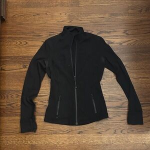 lululemon athletica Black Zip-Up Bomber Jacket